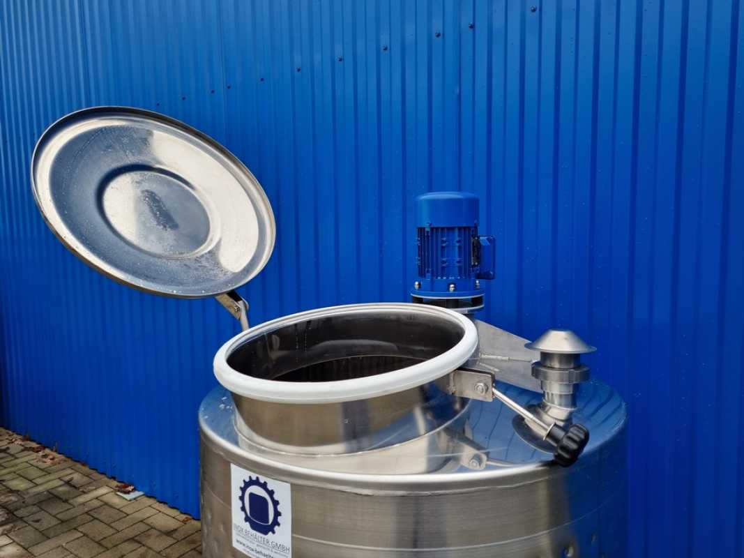 350L heiz-/kühlbarer Edelstahlbehälter mit Thermoplate und Propellerrührwerk