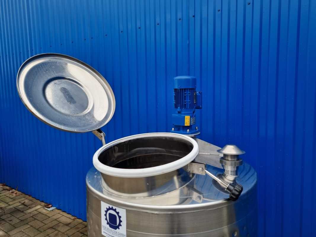 350L heiz-/kühlbarer Edelstahlbehälter mit Thermoplate und Becherrührwerk