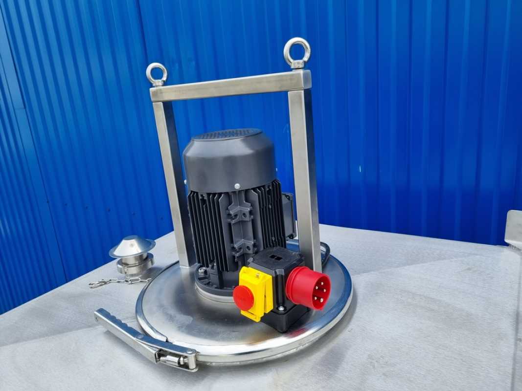 1250L Edelstahl Transportbehälter mit Dissolver