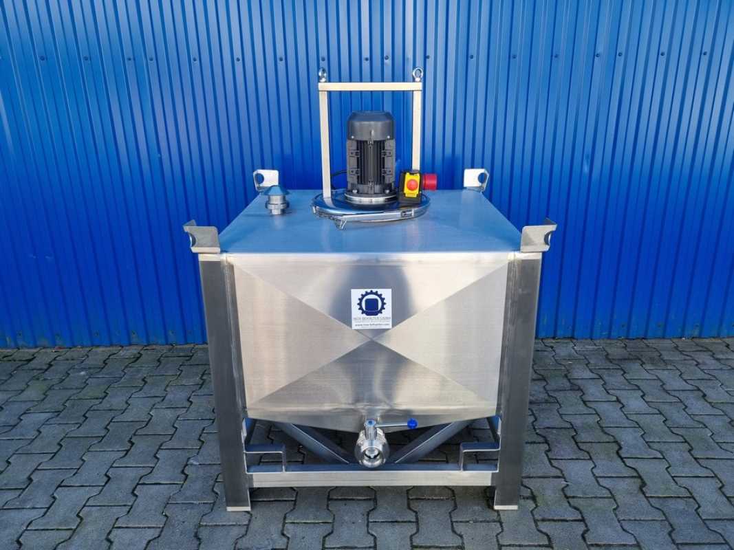 500L stainless steel vessel with dissolver