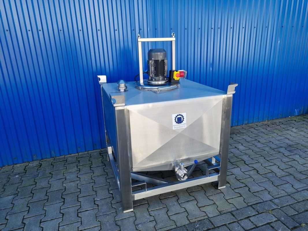 500L stainless steel vessel with dissolver