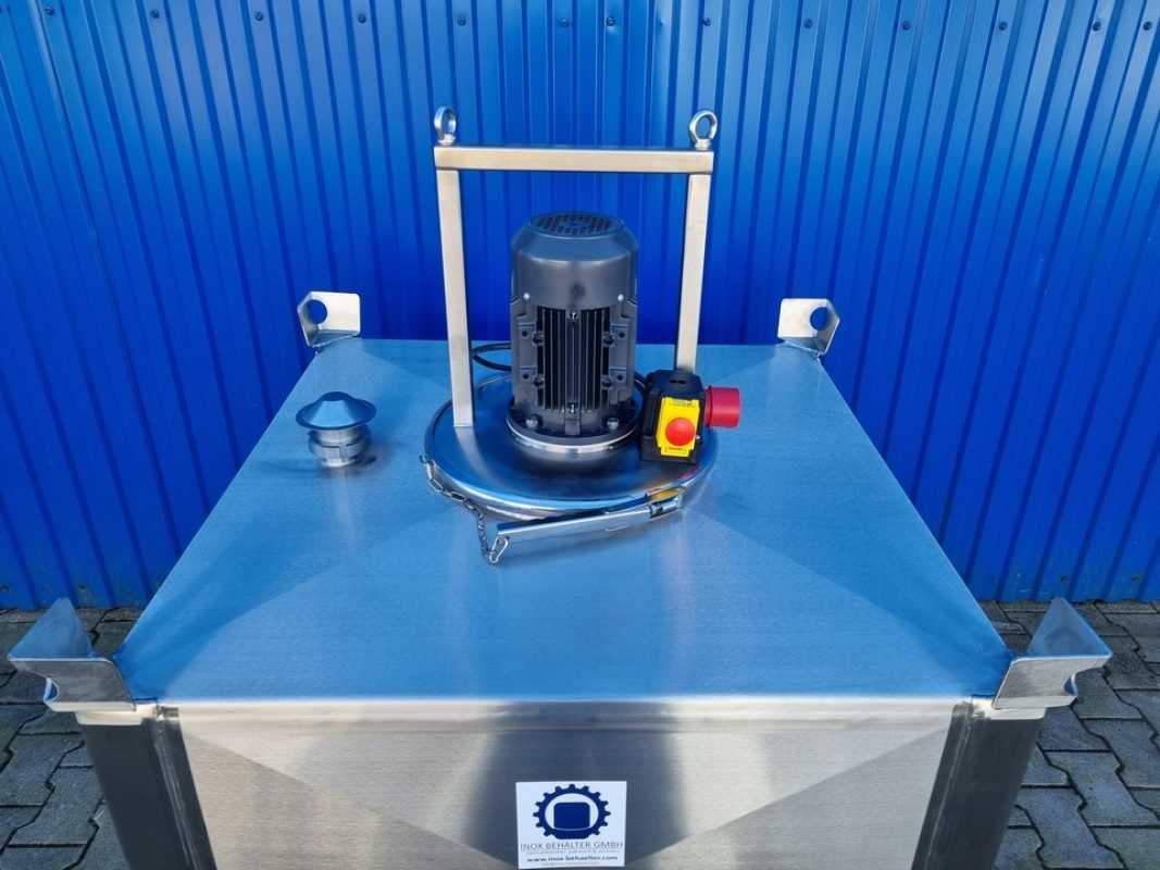 500L stainless steel vessel with dissolver