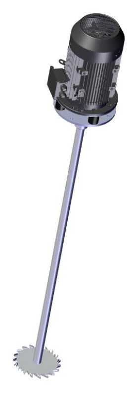 Dissolver mixer | dissolver agitator 1.4404 11,0 KW 1500 UPM