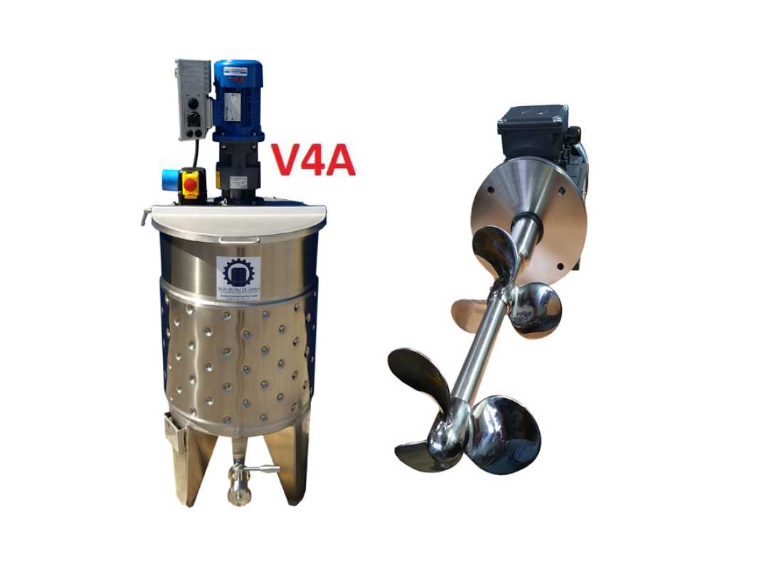 109L heiz-/kühlbarer Edelstahl Rührwerksbehälter mit Getrieberrührwerk