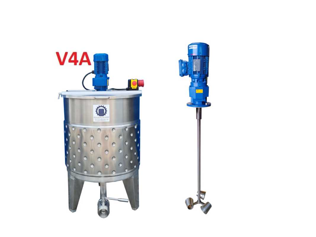 221L heiz-/kühlbarer Edelstahlbehälter mit Thermoplate und Becherrührwerk