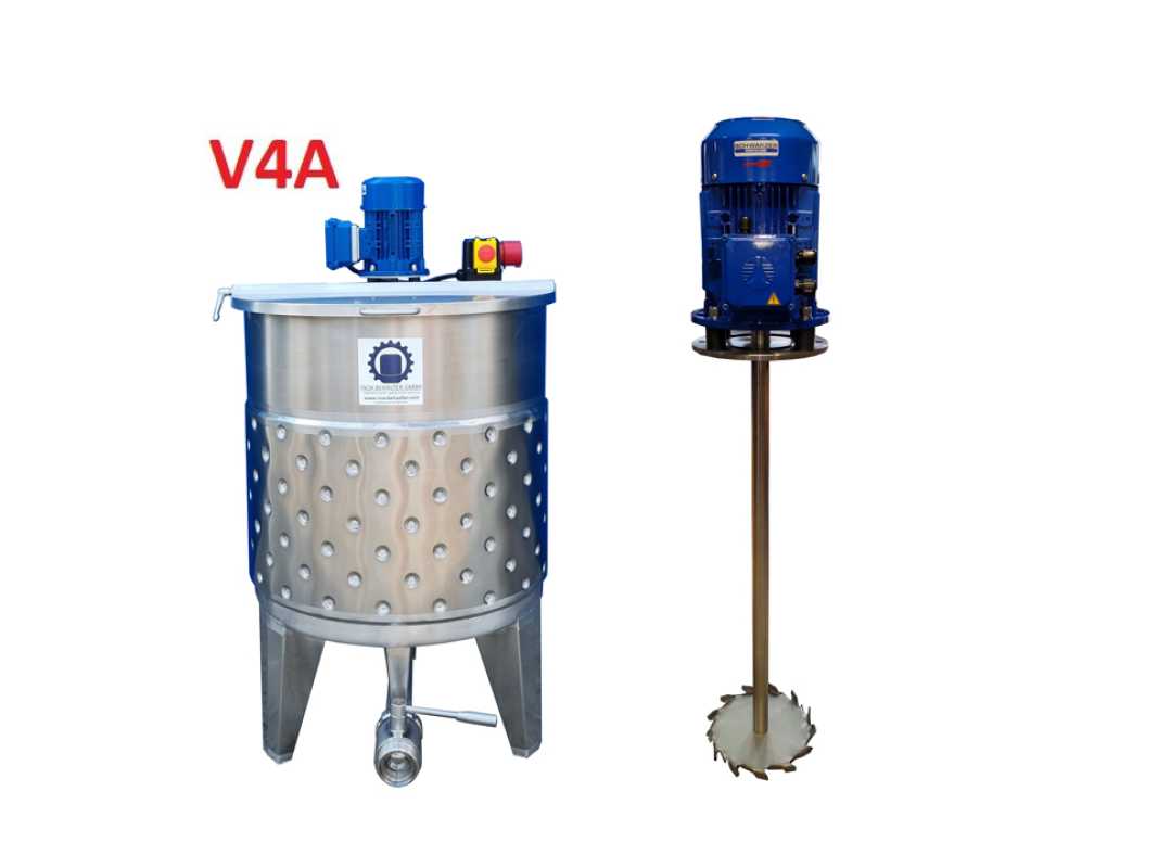 221L heiz-/kühlbarer Edelstahlbehälter mit Thermoplate und Dissolver