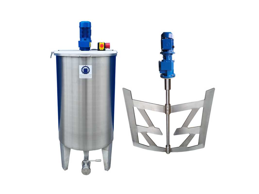 337L stainless steel mixing tank with anchor agitator