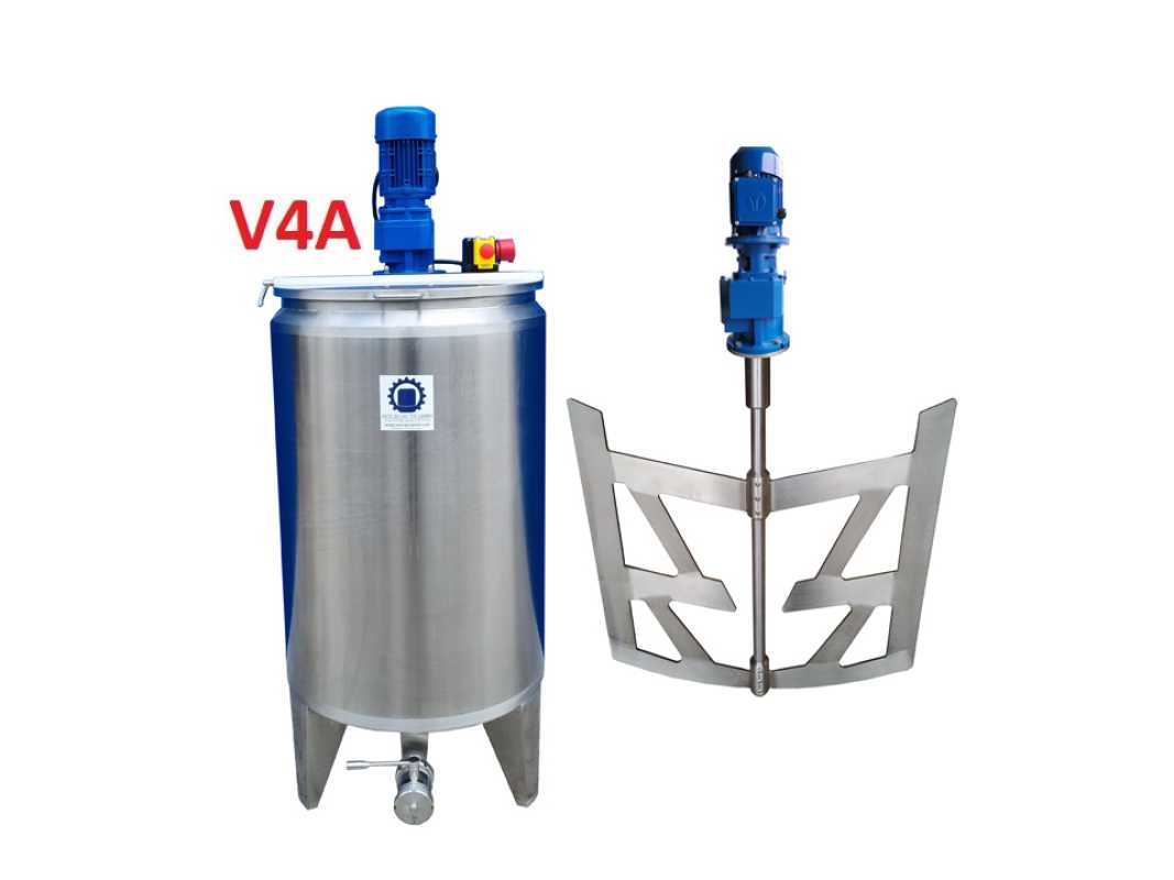 337L heat-/coolable stainless steel mixing tank with insulation
