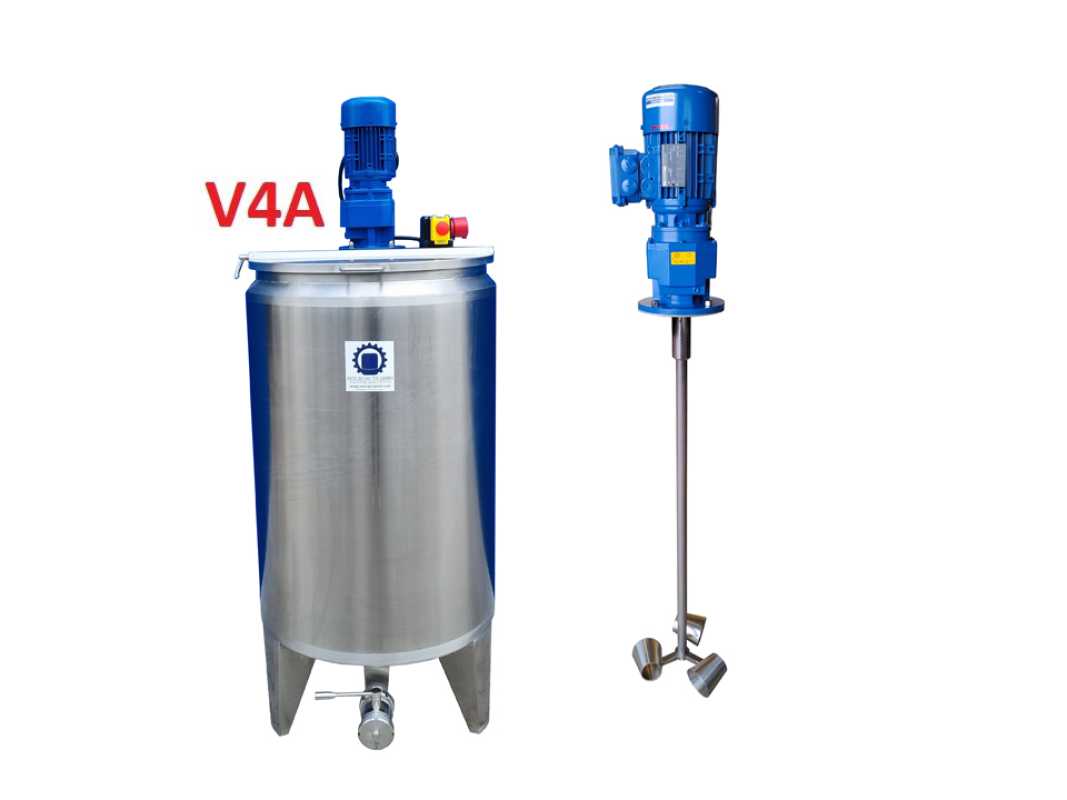 337L heat-/coolable stainless steel mixing tank with insulation