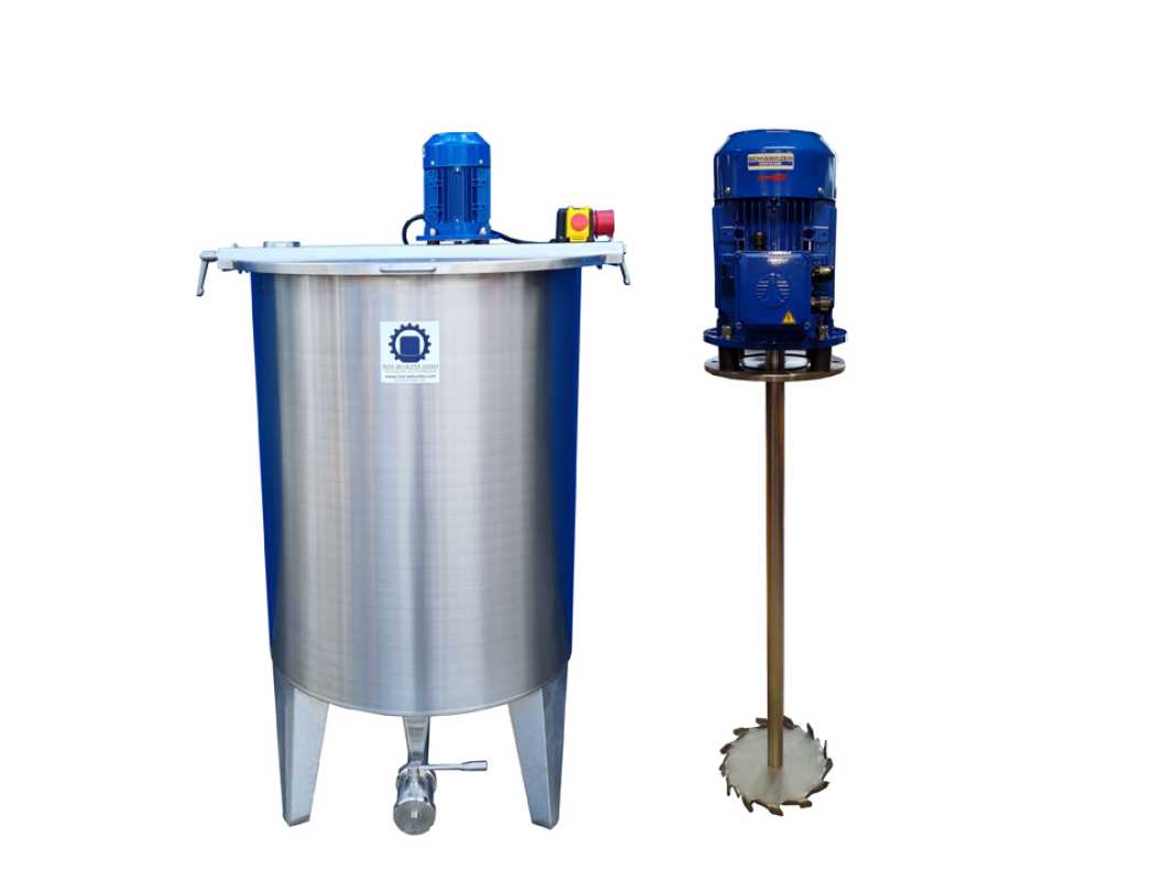 510L stainless steel agitator vessel with dissolver