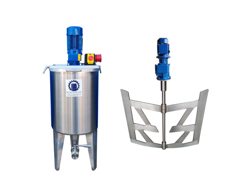 57L Edelstahl Rührwerksbehälter mit Ankerrührwerk