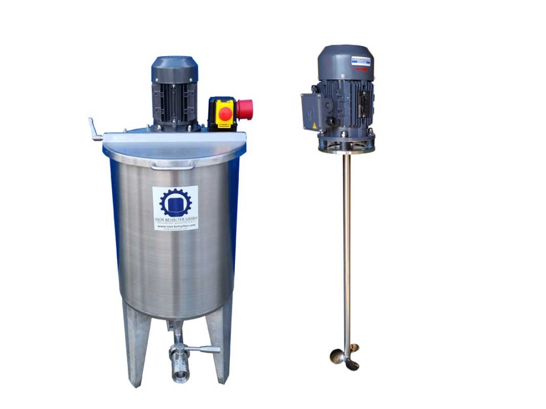 57L edelstahl Rührwerksbehälter mit Propellerrührwerk