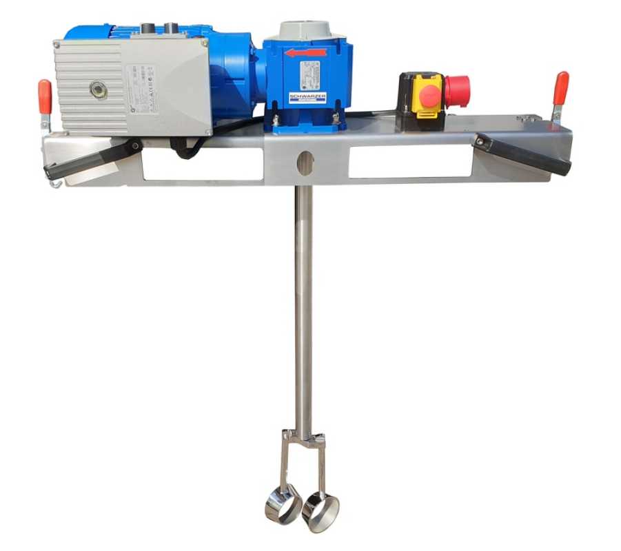 Containerrührwerk Typ IBC-0260 für Medien bis 20000 m/Pas im IBC 1000L
