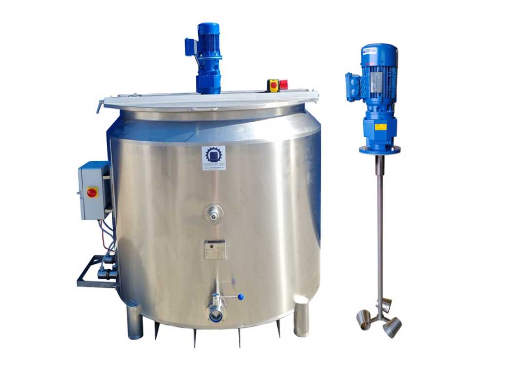 1150L elektrisch beheizter Behälter mit Isolierung und Becherrührwerk