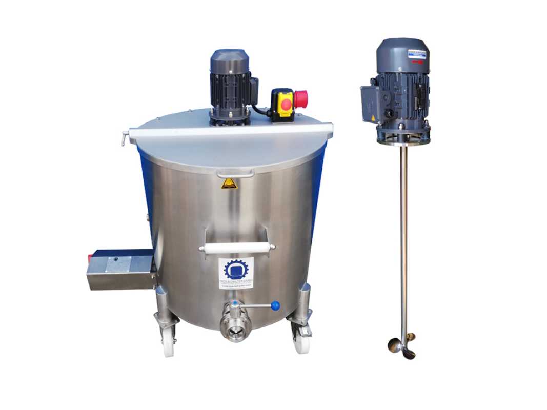 152L elektrisch beheizter Rührwerksbehälter mit Propellerrührwerk