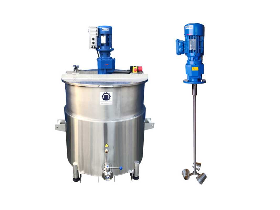 152L elektrisch beheizter Edelstahl-Rührwerksbehälter mit digitaler Heizungssteuerung und Becherrührwerk