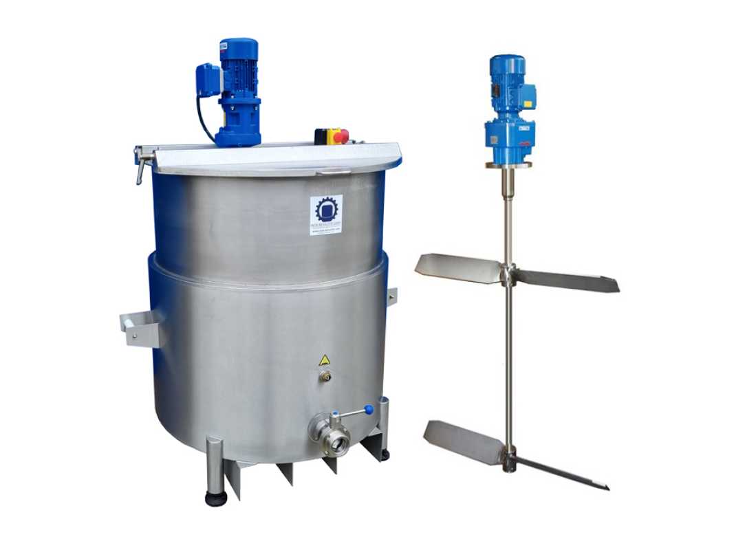 545L elektrisch beheizter Rührwerksbehälter mit digitale Steuerung und Balkenrührwerk