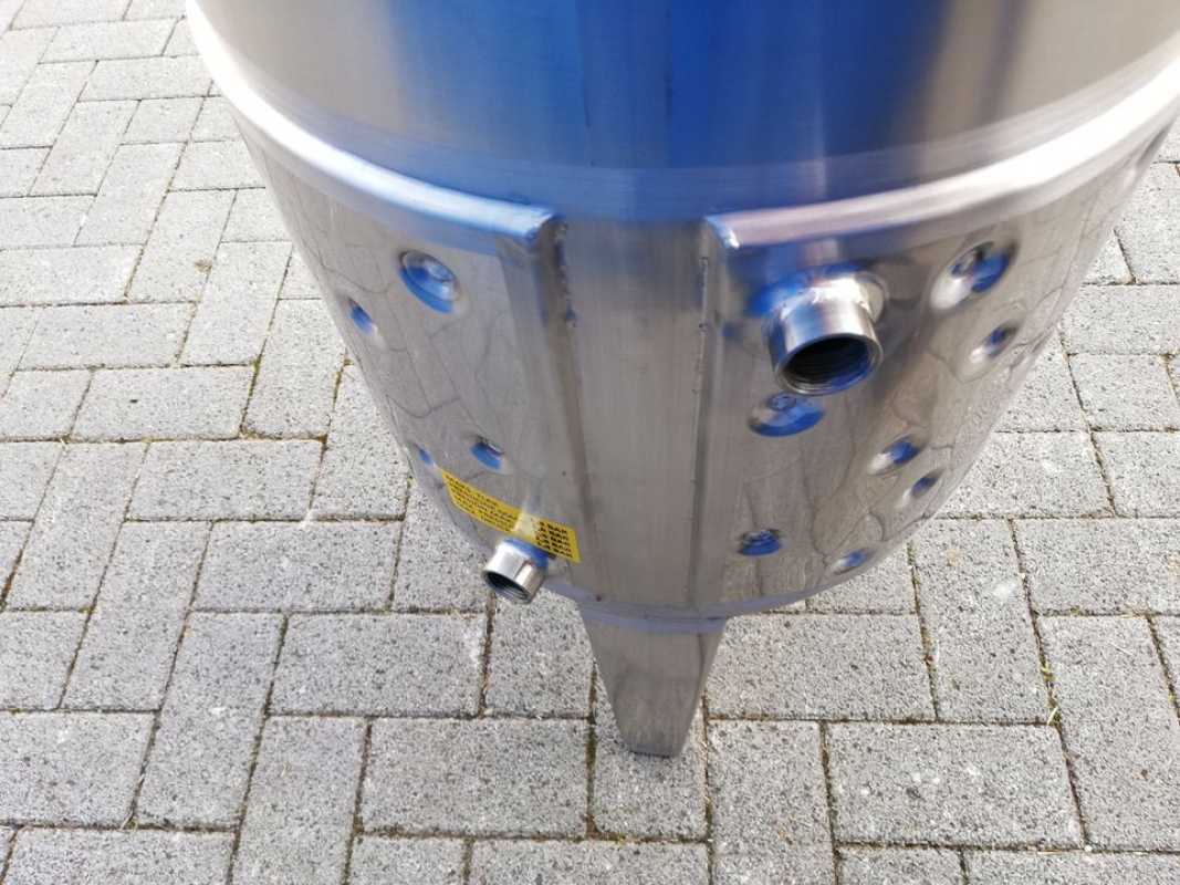 57L heiz-/kühlbarer Edelstahlbehälter mit Doppelmantel/Thermoplate