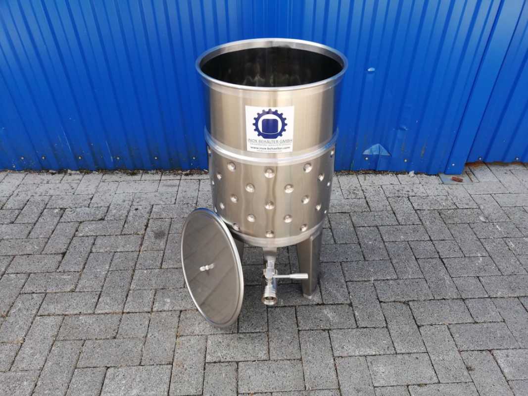 57L heiz-/kühlbarer Edelstahlbehälter mit Doppelmantel/Thermoplate