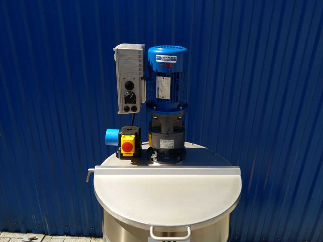 109L heiz-/kühlbarer Edelstahl Rührwerksbehälter mit Getrieberrührwerk