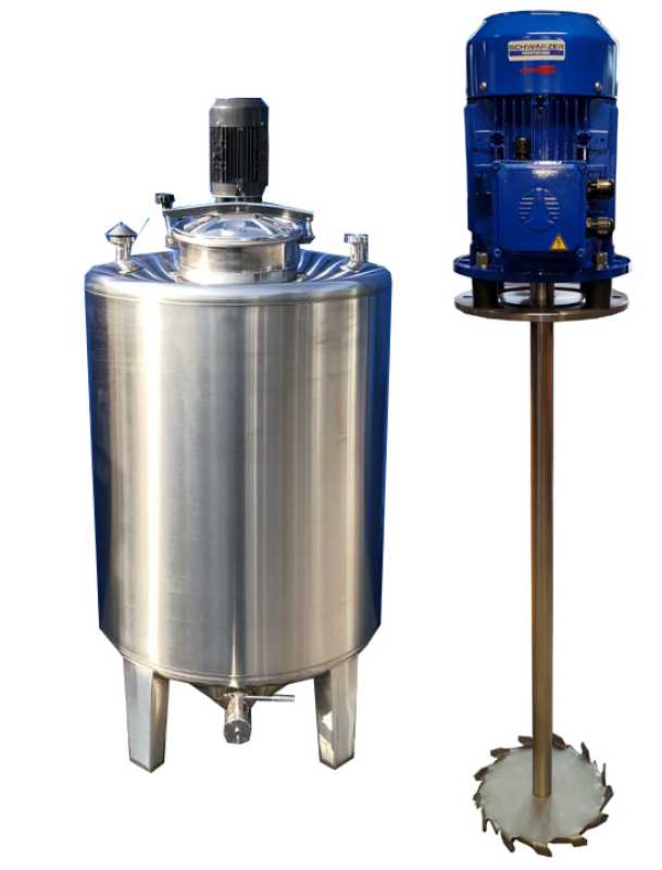 1305L stainless steel tank with dissolver