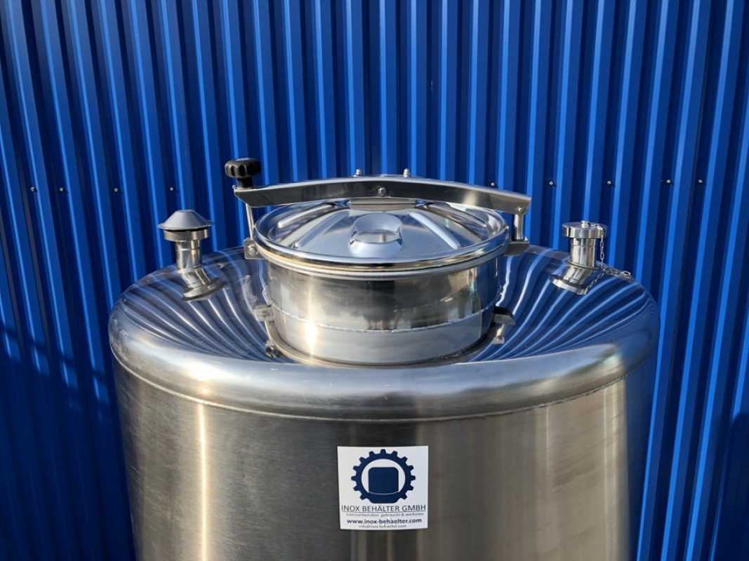 1305L stainless steel vessel with agitator mount