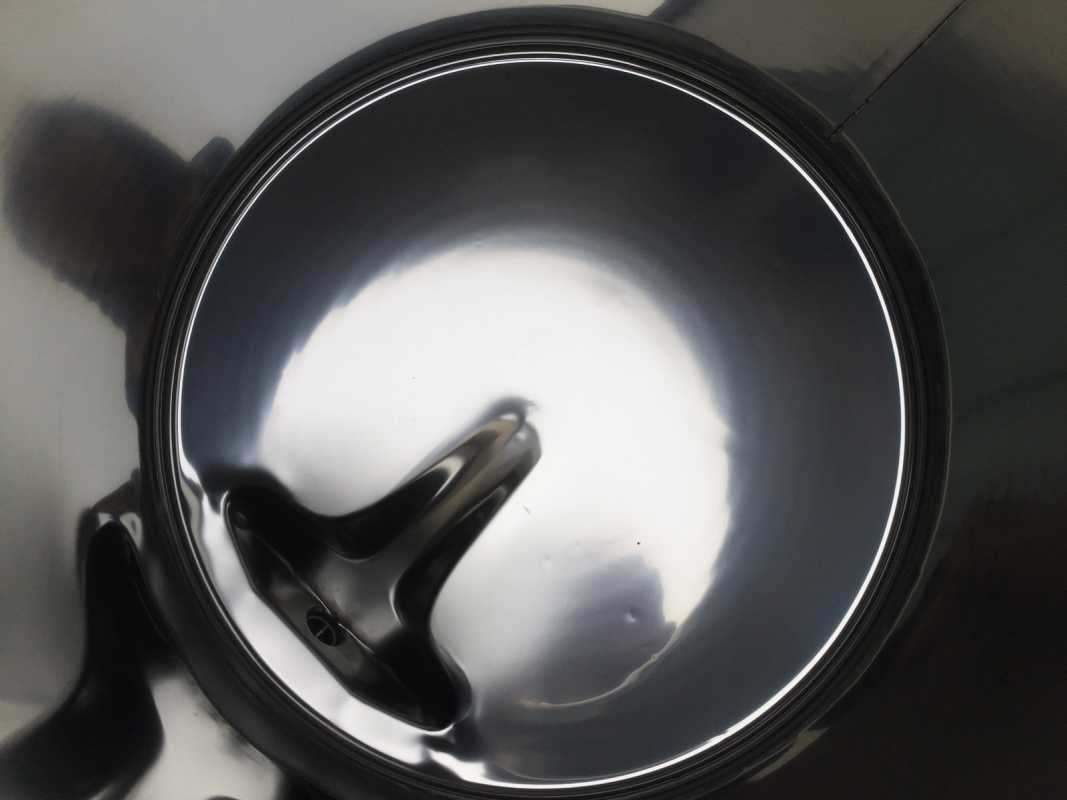 1305L stainless steel vessel with agitator mount