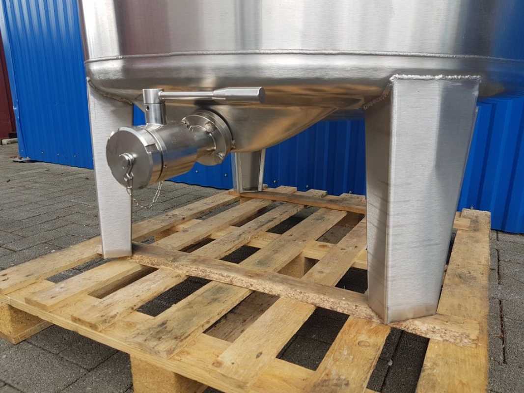 1305L heat-/coolable stainless steel tank with thermoplate and propeller mixer