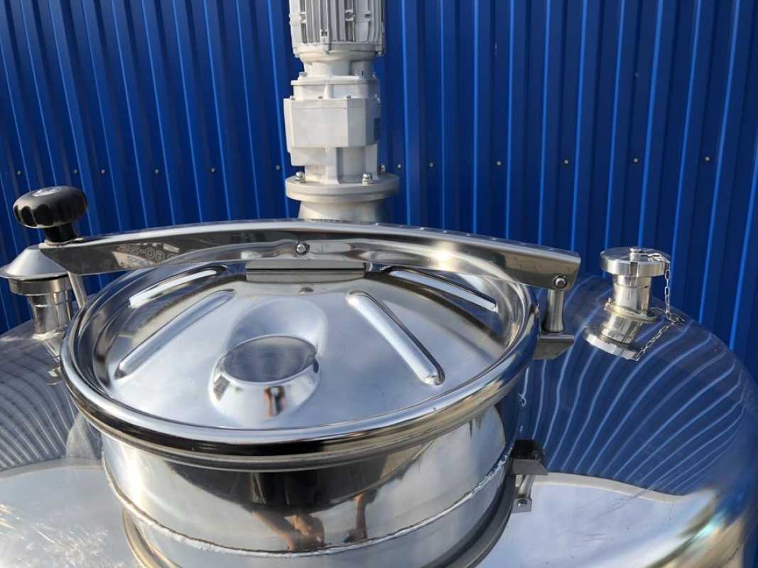 1305L Edelstahlbehälter mit Thermoplate und Balkenrührwerk