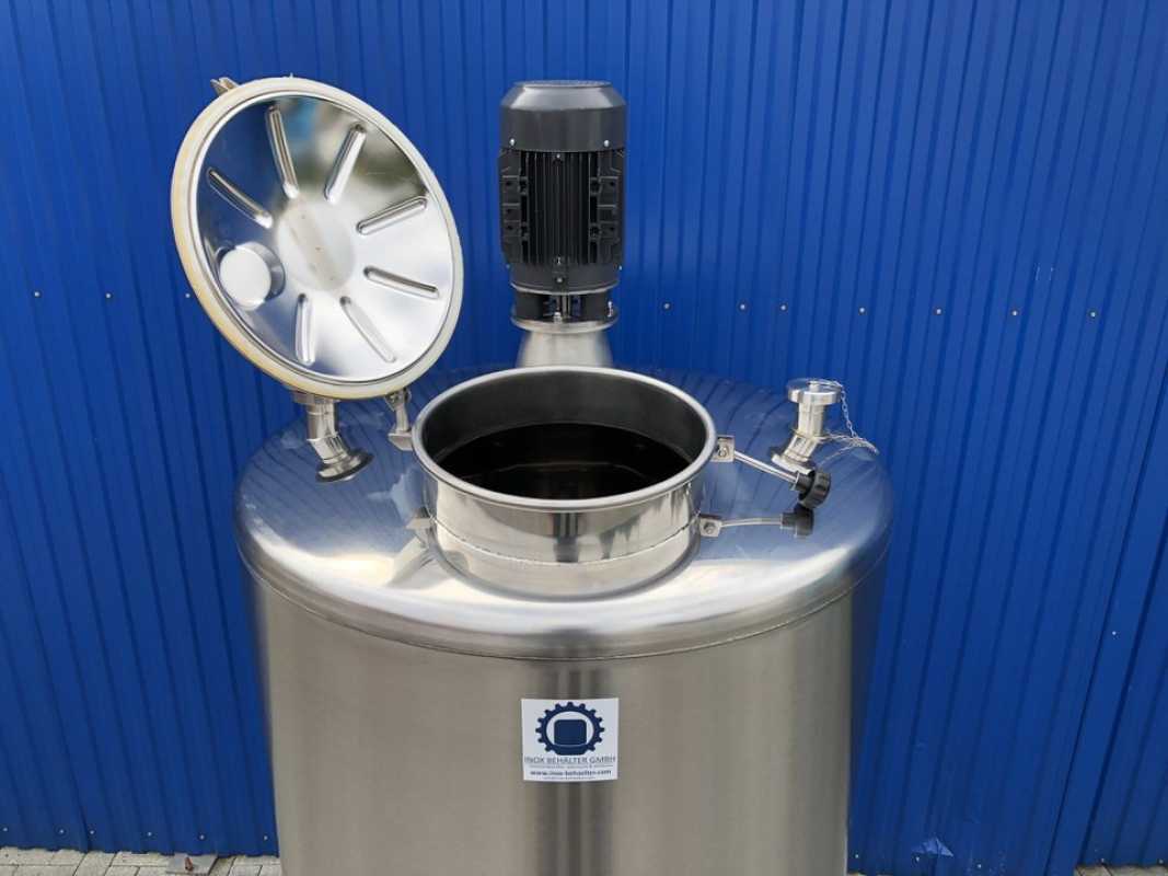 1533L Edelstahlbehälter mit Dissolver