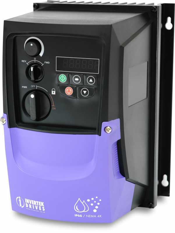 Externer Frequenzumrichter Optidrive E3 1,5 KW 400 V IP 66