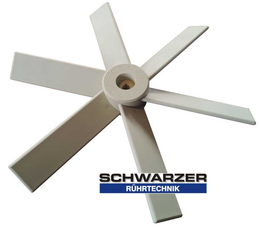 Kunststoffrührorgan PP Mischpropeller Mischflügel
