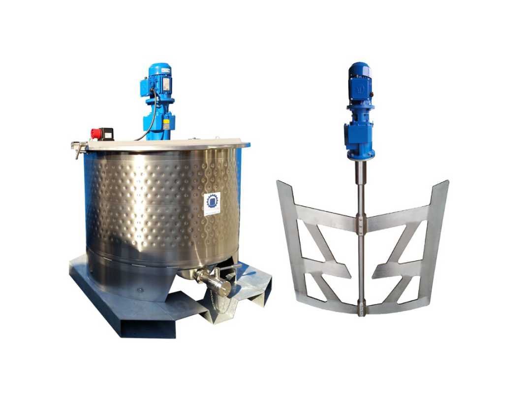 650L heiz-/kühlbarer Transportbehälter mit Ankerrührwerk