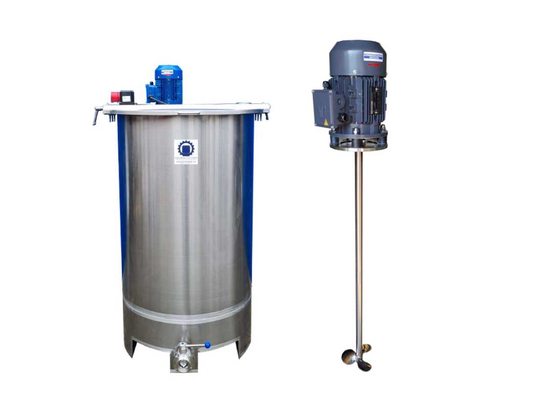 550L Edelstahl Transportbehälter with Propellerrührwerk