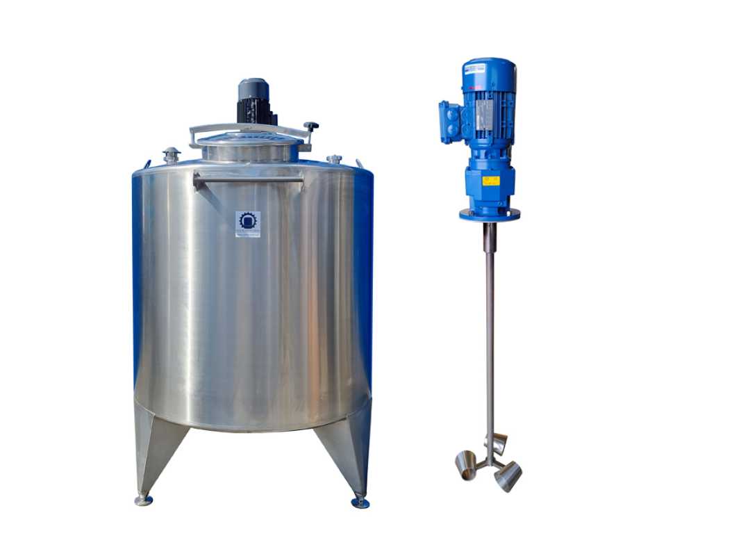 2266L Edelstahl Rührwerksbehälter mit Becherrührwerk