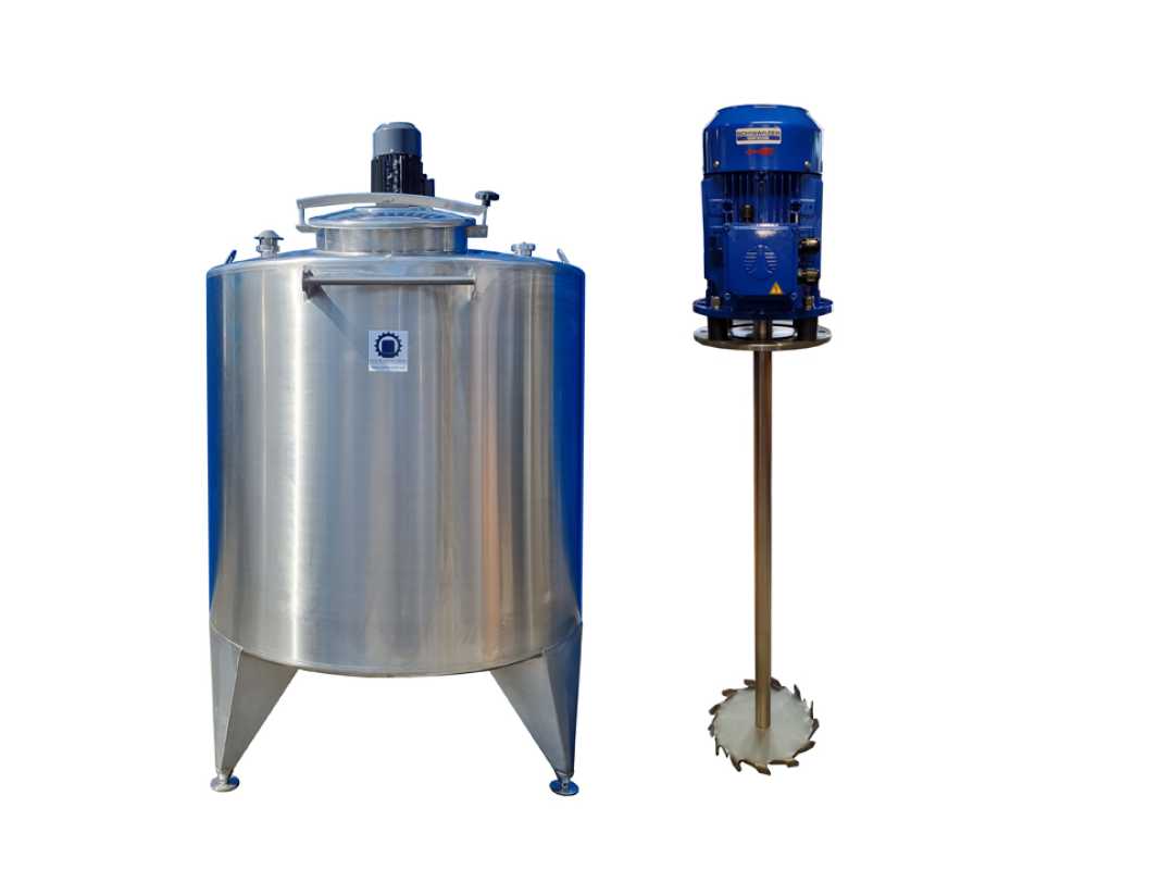 2266L Edelstahl Rührwerksbehälter mit Dissolver