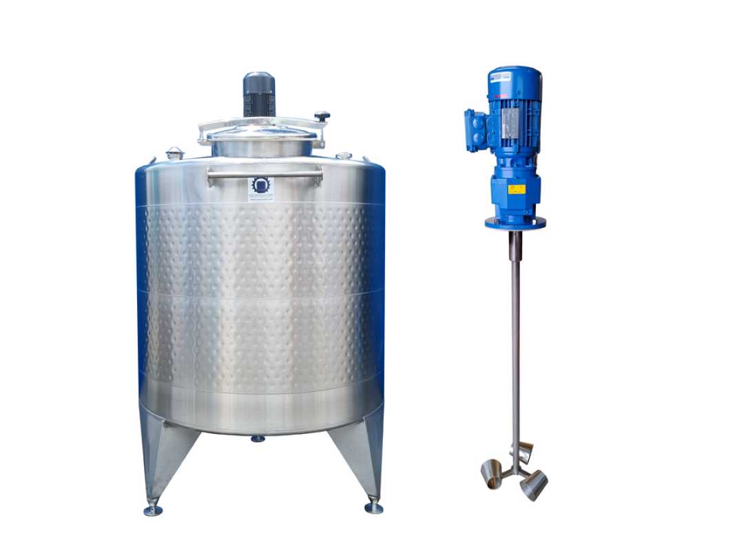 2266 heat-/coolable stainless steel vessel with cup stirrer agitator