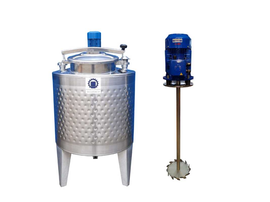 350L heiz-/kühlbarer Edelstahlbehälter mit Thermoplate und Dissolver