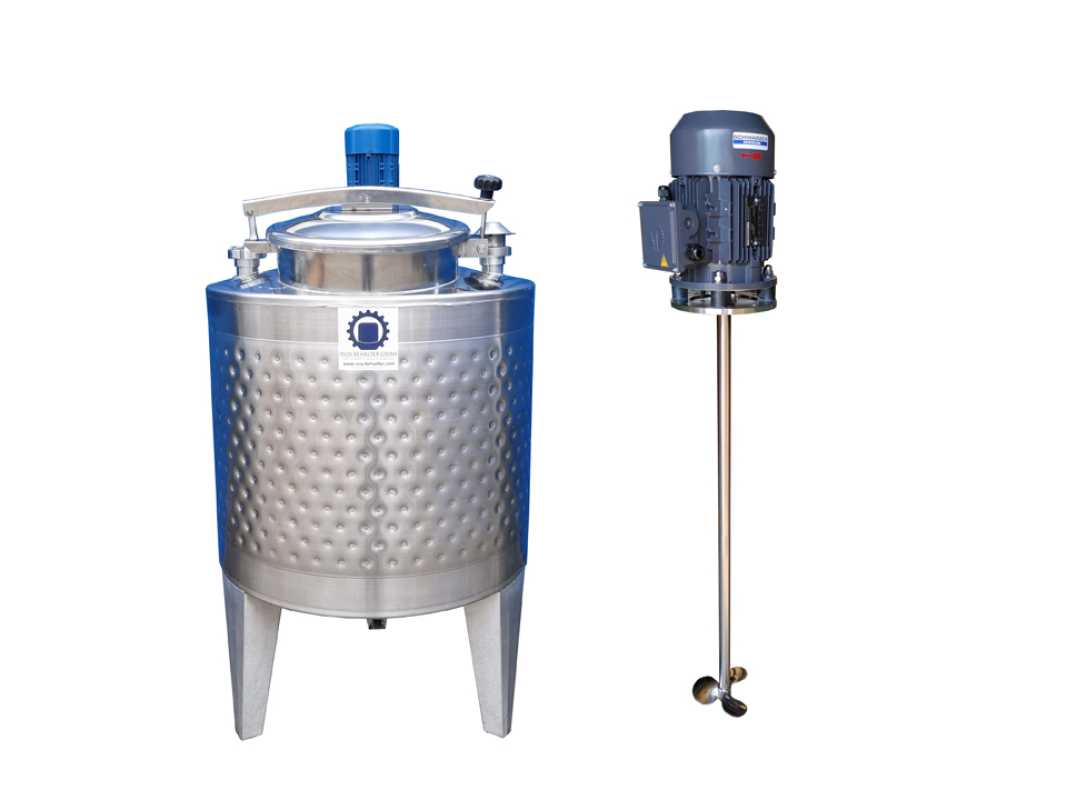 350L heiz-/kühlbarer Edelstahlbehälter mit Thermoplate und Propellerrührwerk