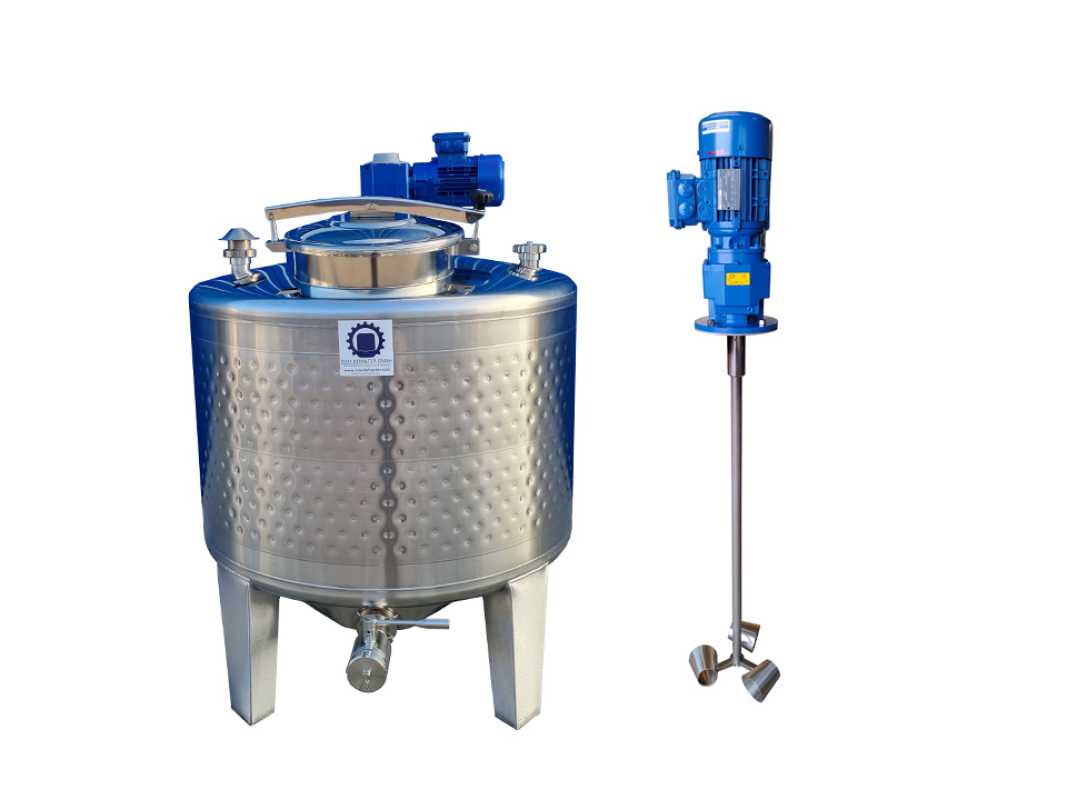 734L Edelstahlbehälter mit Thermoplate und Becherrührwerk