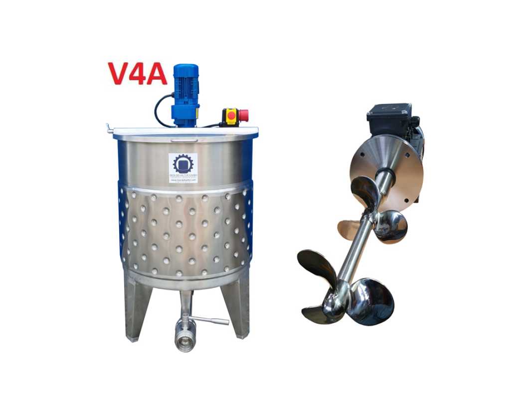 221L heat-/coolable stainless steel mixing tank
