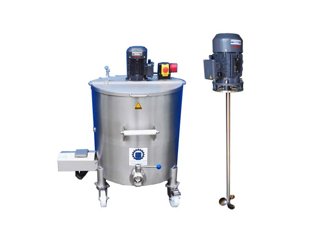 123L elektrisch beheizter Rührwerksbehälter mit Propellerrührwerk