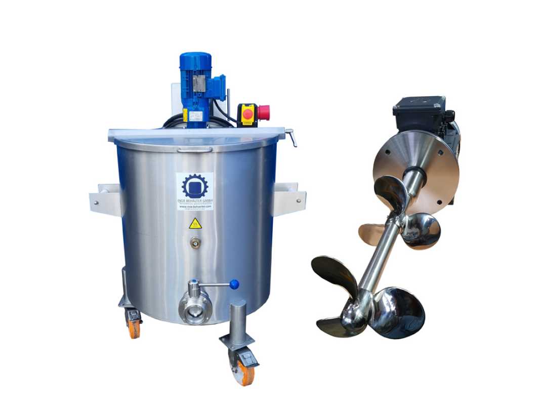 123L elektrisch beheizter Edelstahl-Rührwerksbehälter mit digitaler Heizungssteuerung und Getrieberührwerk