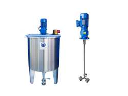 221L stainless steel mixing tank with cup stirrer