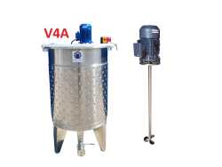 510L  heat-/coolable stainless steel mixing tank with propeller mixer