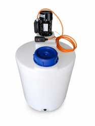 Dosierbehälter 200 Liter PE mit Rührwerk