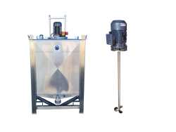 1000L Edelstahl Transportbehälter mit Propellerrührwerk