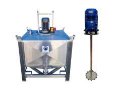 500L stainless steel vessel with dissolver
