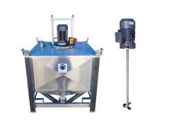 500L stainless steel vessel with propellermixer