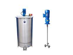 337L stainless steel transport vessel with cup stirrer agitator